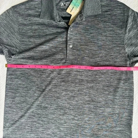 Bermuda Sands Men’s S Golf Polo USPF 50 Sweat Wicking Country Club Classic Navy - Picture 8 of 9